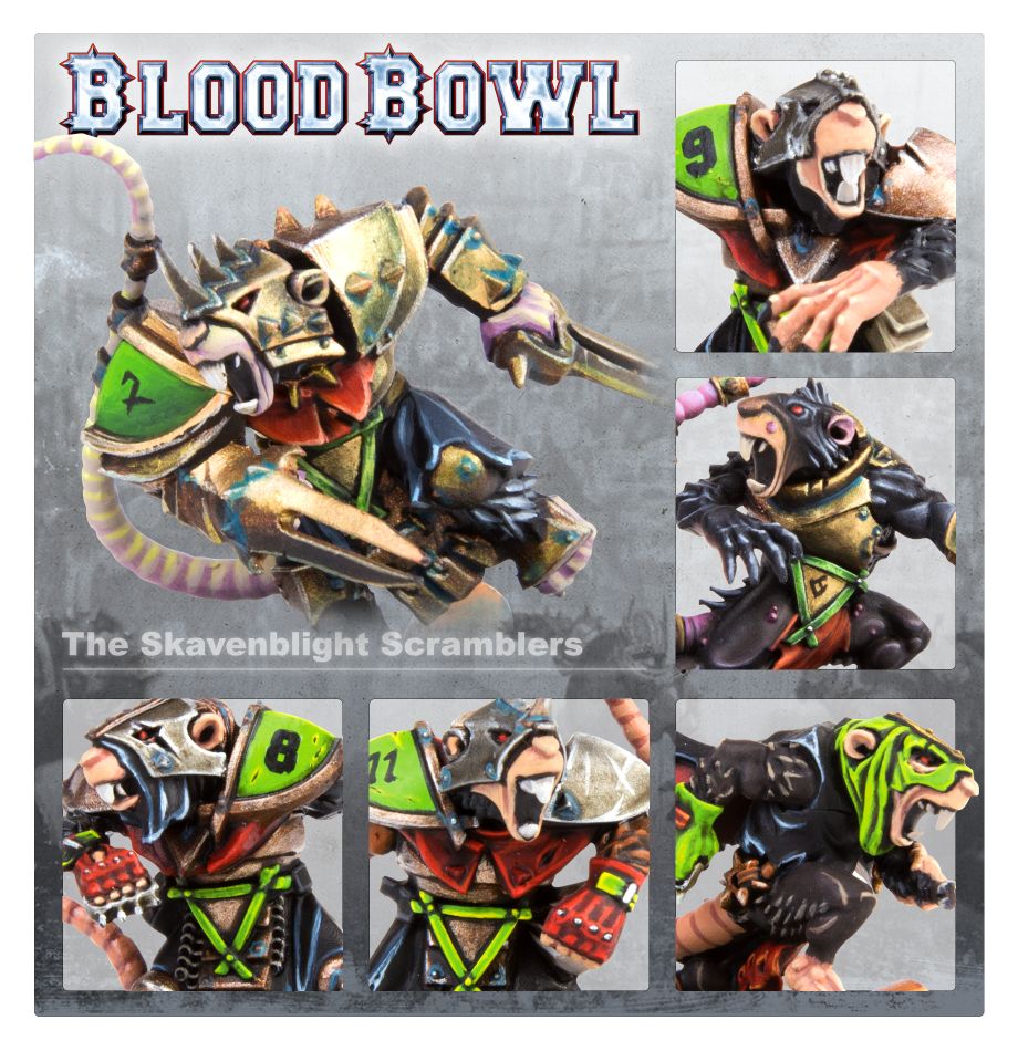 Blood Bowl Team - Skaven - Skavenblight Scramblers (ONLINE ORDER ONLY)