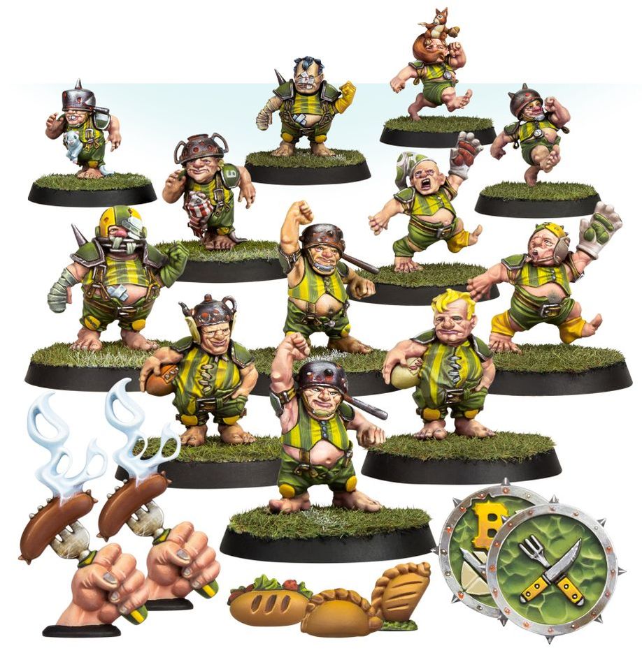 Blood Bowl Team - Halfling - The Greenfield Grasshuggers (Online Order Only)