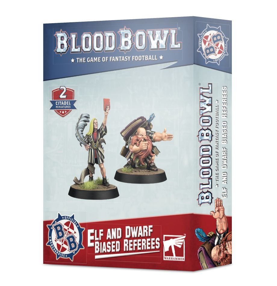 Blood Bowl: Elf and Dwarf Biased Referees (ONLINE ORDER ONLY)