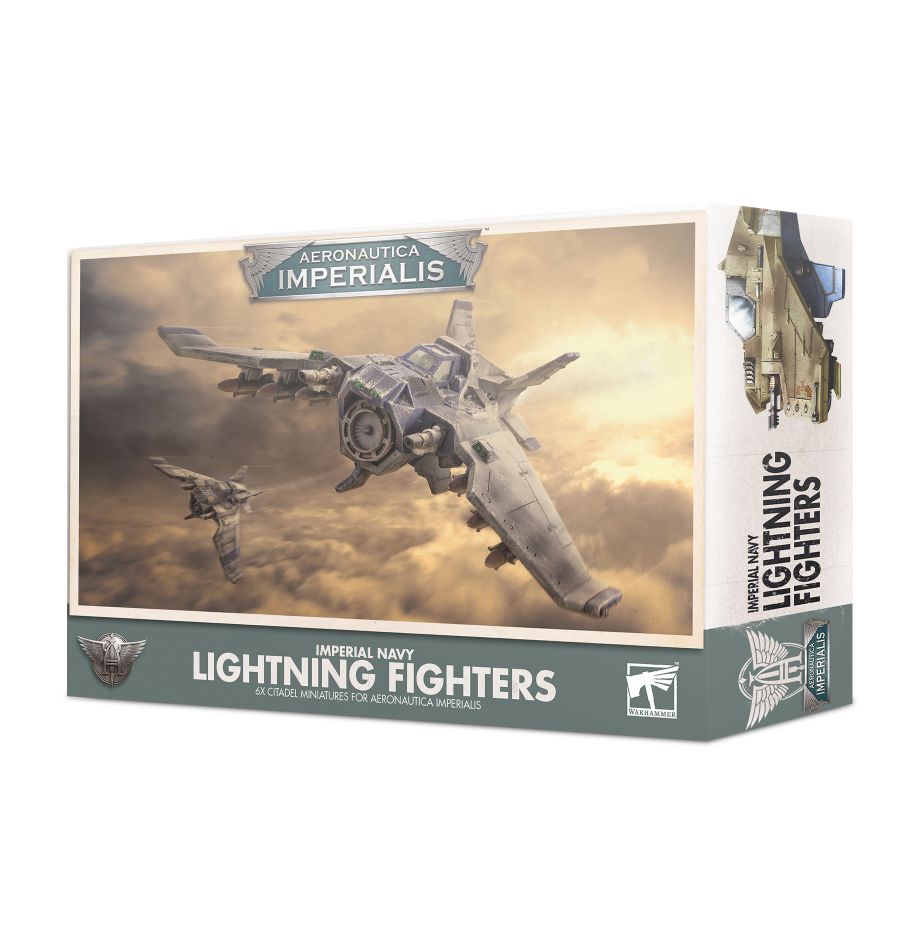 Aeronautica Imperialis - Imperial Navy Lightning Fighters (ONLINE ORDER ONLY)