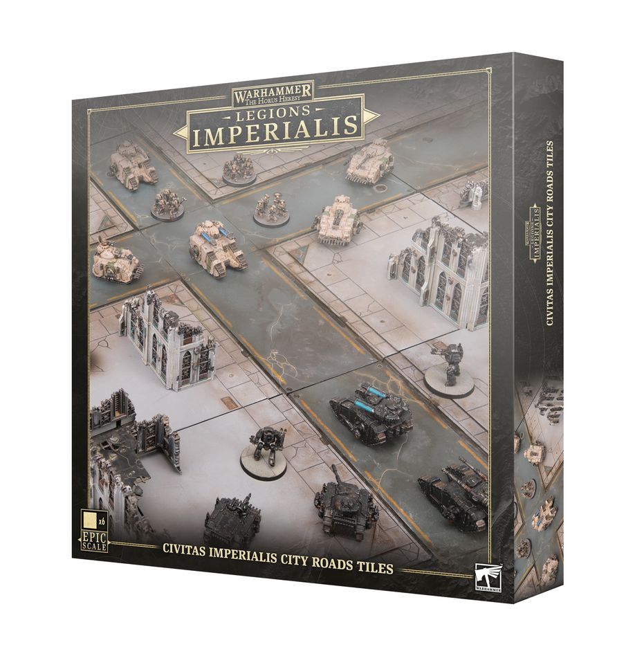 Warhammer Legions Imperialis: Civitas Imperialis City Road Tiles (ONLINE ORDER ONLY)