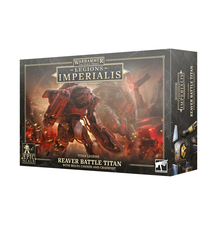 Warhammer Legions Imperialis: Reaver Battle Titan with Melta Cannon and Chainfist (ONLINE ORDER ONLY)