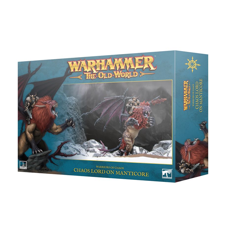 Warhammer: The Old World - Warriors of Chaos - Chaos Lord on Manticore (ONLINE ORDER ONLY)