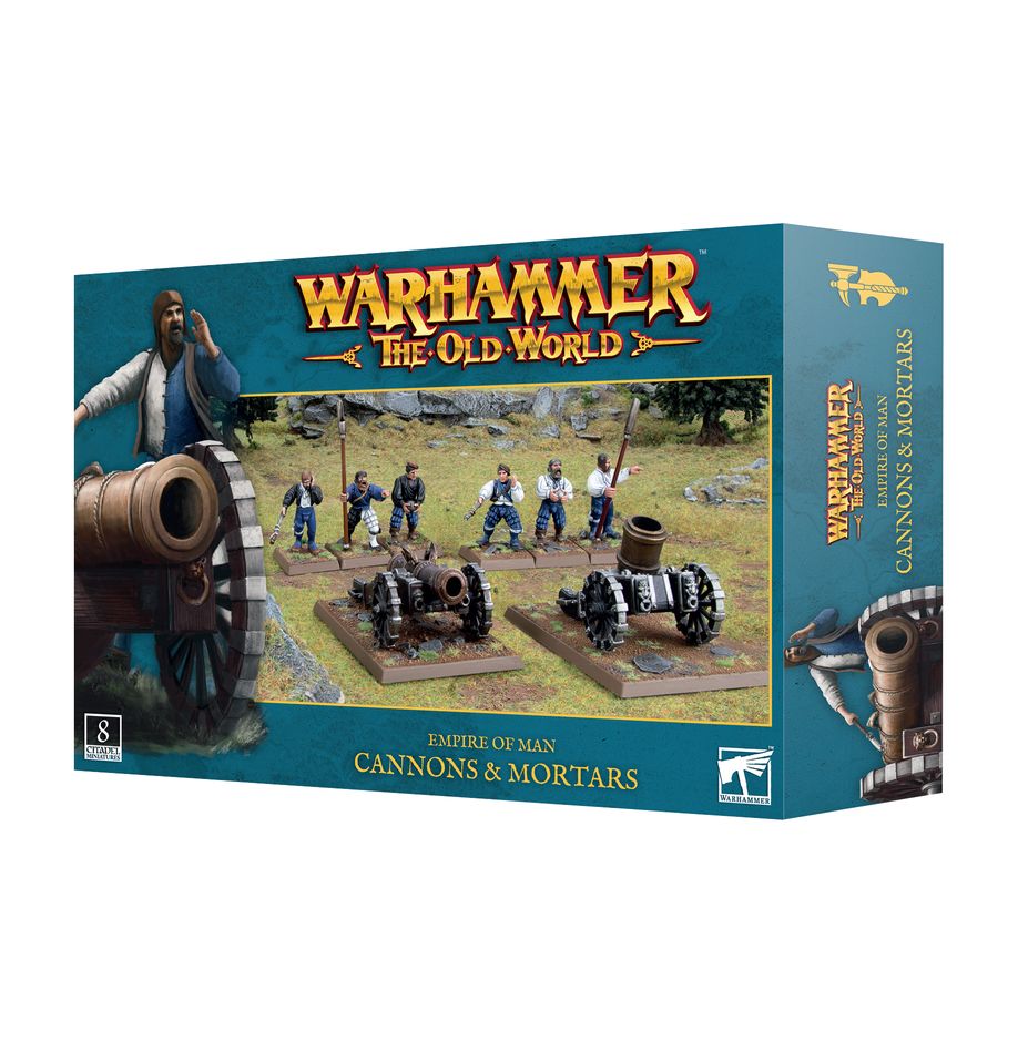 Warhammer: The Old World - Empire of Man - Cannons & Mortars (ONLINE ORDER ONLY)