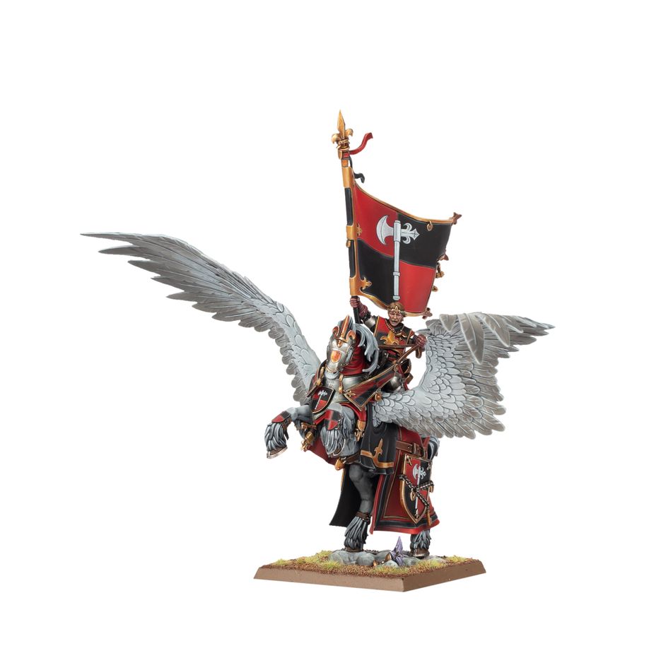 Kingdom of Bretonnia: Battle Standard Bearer on Royal Pegasus