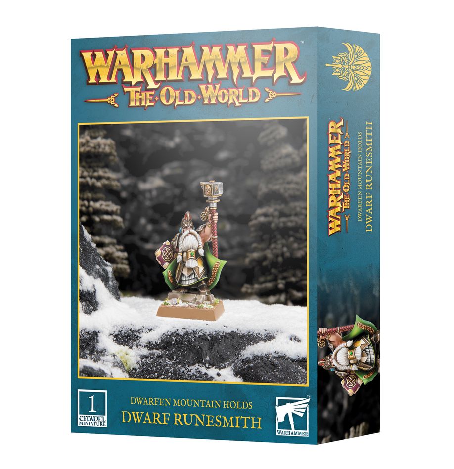 Warhammer: The Old World - Dwarfen Mountain Holds - Dwarf Runesmith (ONLINE ORDER ONLY)
