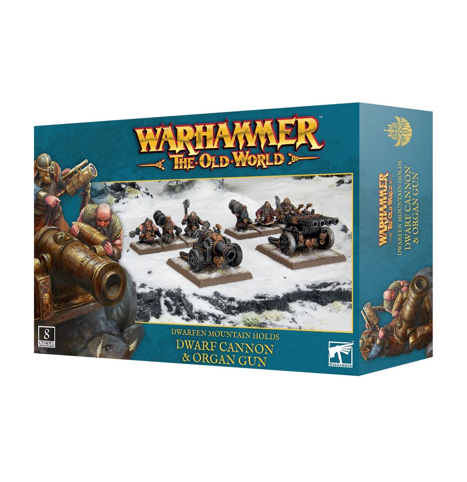 Warhammer: The Old World - Dwarfen Mountain Holds - Dwarf Cannon & Organ Gun (ONLINE ORDER ONLY)