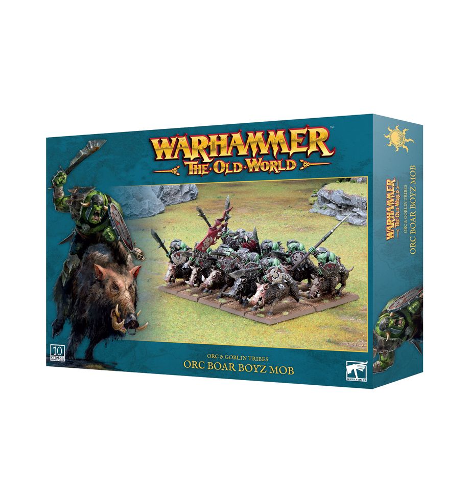 Warhammer: The Old World - Orc & Goblin Tribes - Orc Boar Boyz Mob (ONLINE ORDER ONLY)