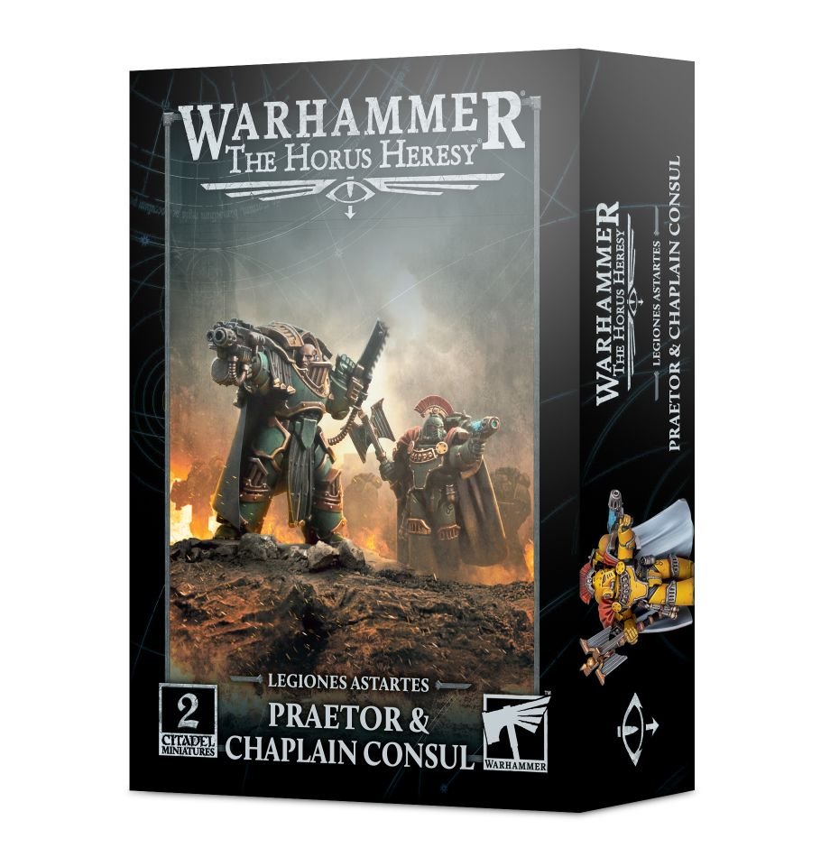 Warhammer: The Horus Heresy - Legion Cataphractii Praetor & Chaplain Consul (ONLINE ORDER ONLY)