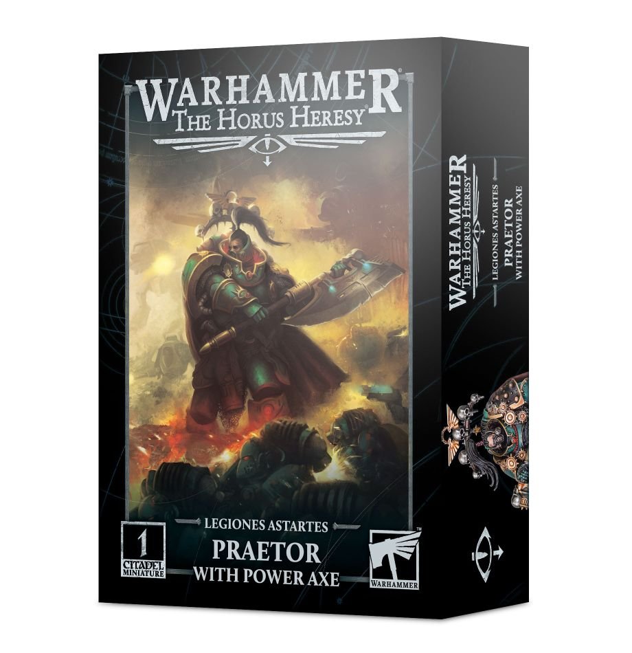 Warhammer 40K: The Horus Heresy – Legion Praetor with Power Axe (ONLINE ORDER ONLY)