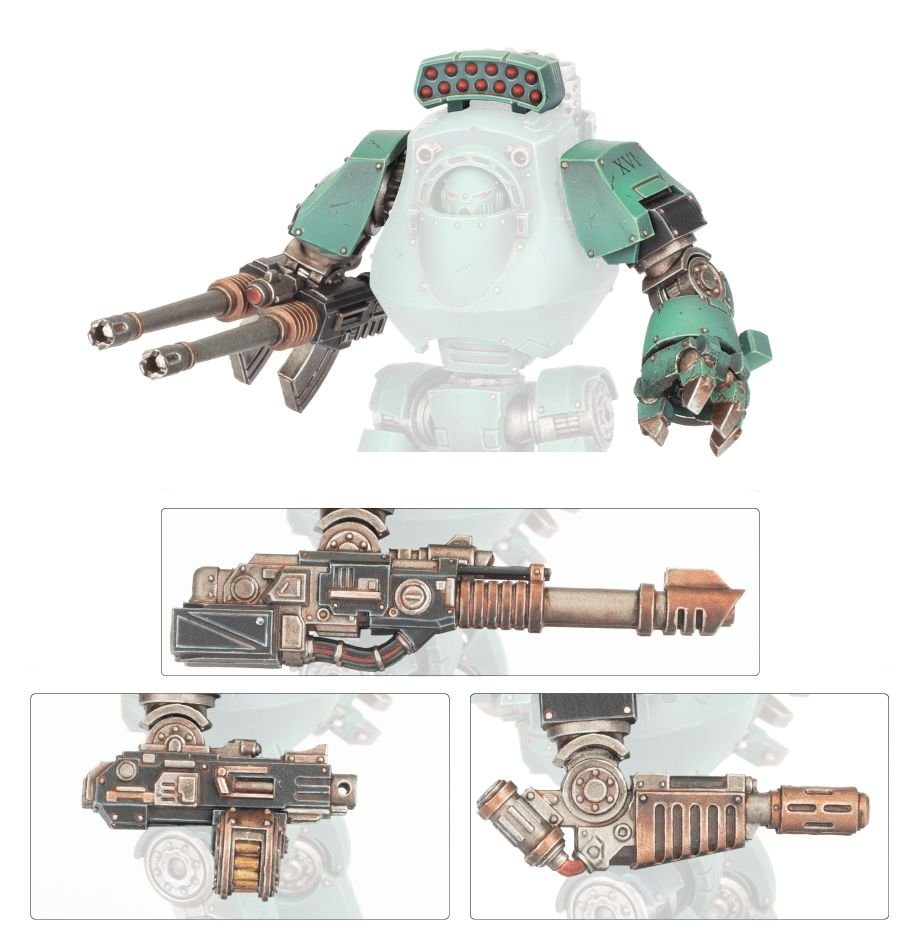 Warhammer: The Horus Heresy - Contemptor Dreadnought Weapons Frame 1 (ONLINE ORDER ONLY)
