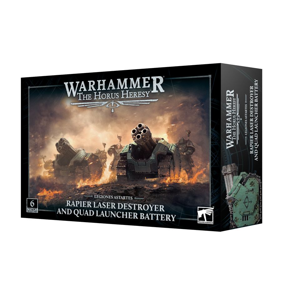 Warhammer Legions Imperialis: Rapier Laser Destroyer and Quad Launcher Battery (ONLINE ORDER ONLY)