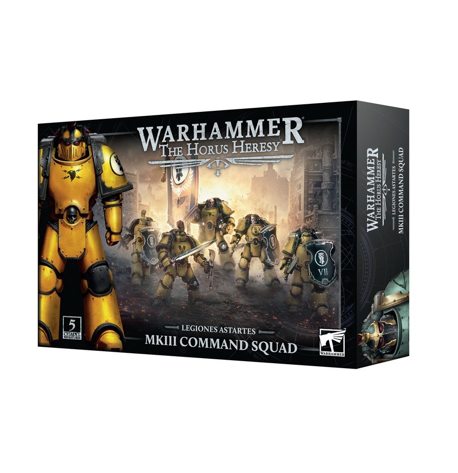 Warhammer: The Horus Heresy - Legiones Astartes MKIII Command Squad (ONLINE ORDER ONLY)