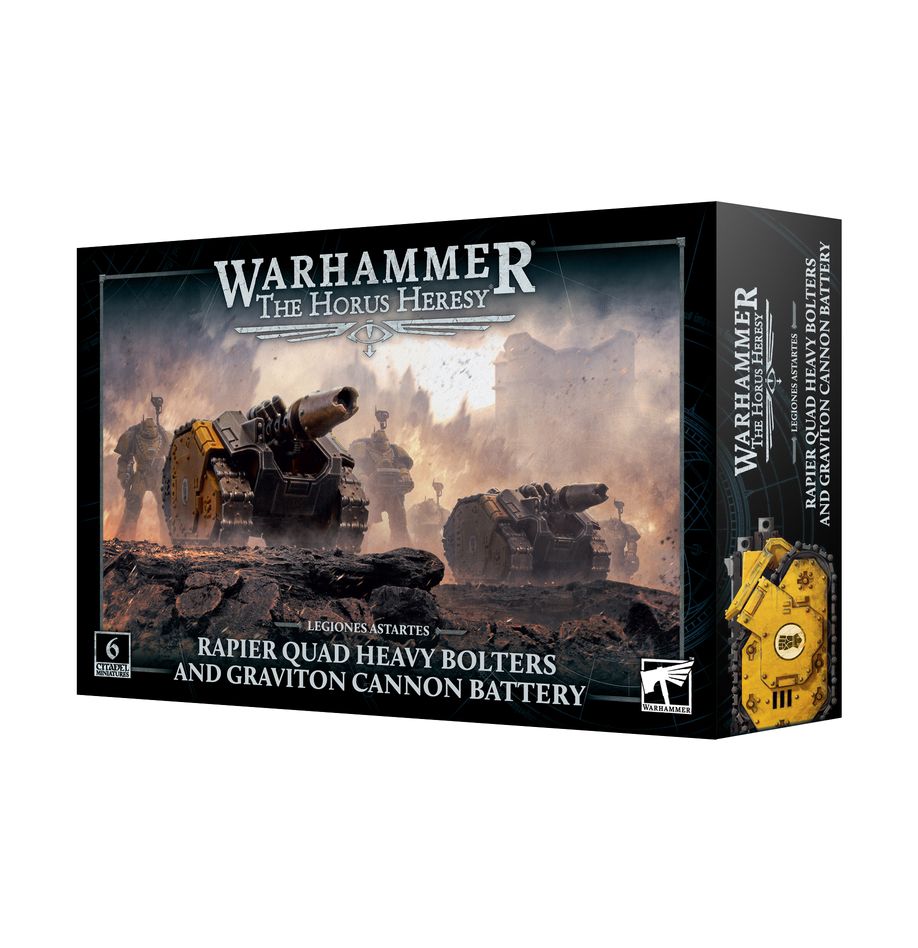 Warhammer Legions Imperialis: Rapier Quad Heavy Bolters and Graviton Cannon Battery (ONLINE ORDER ONLY)