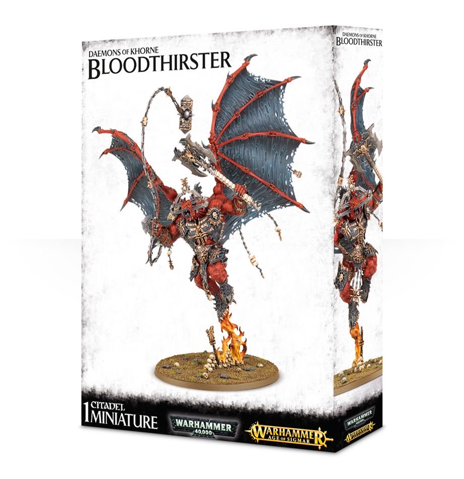 Warhammer 40K: Chaos Daemons - Khorne Bloodthirster (ONLINE ORDER ONLY)