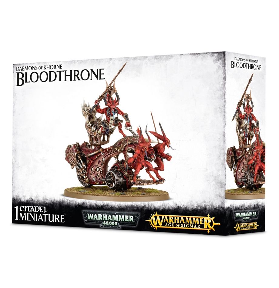 Warhammer 40K: Chaos Daemons - Khorne Bloodthrone/Khorne Skull Cannon (ONLINE ORDER ONLY)