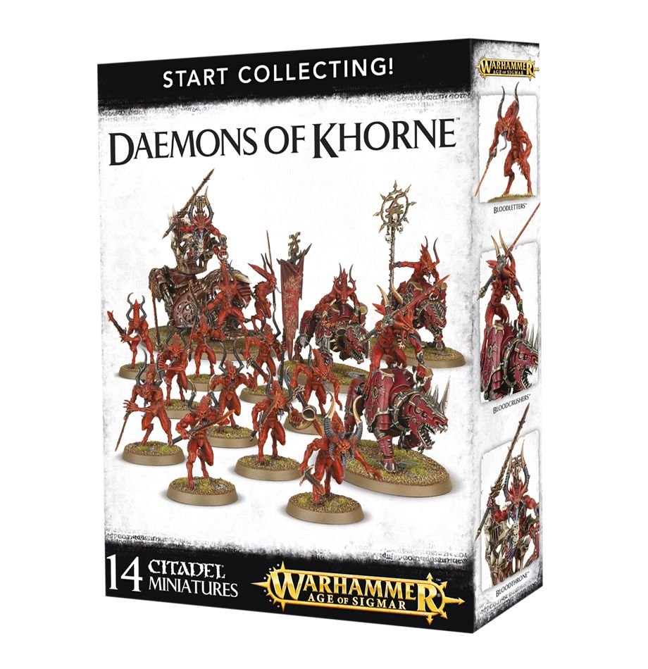 Warhammer 40K: Start Collecting! Daemons of Khorne (ONLINE ORDER ONLY)
