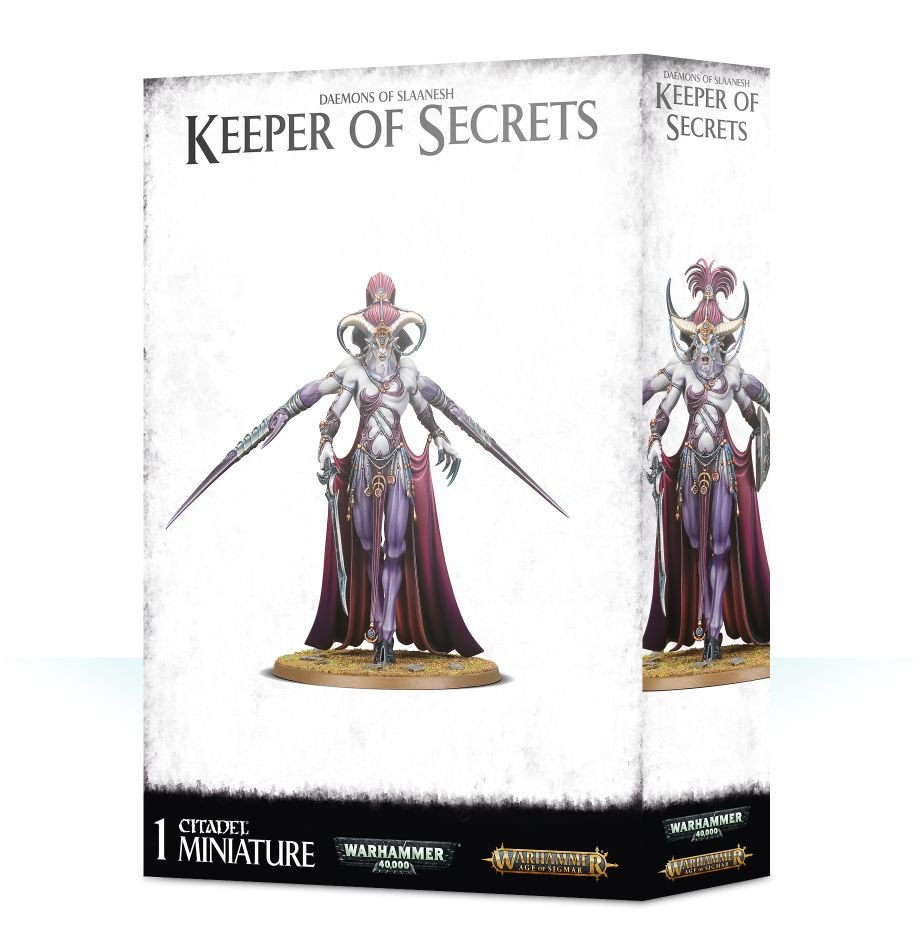 Warhammer 40K: Chaos Daemons Slaanesh - Keeper of Secrets/Shalaxi Helbane (ONLINE ORDER ONLY)