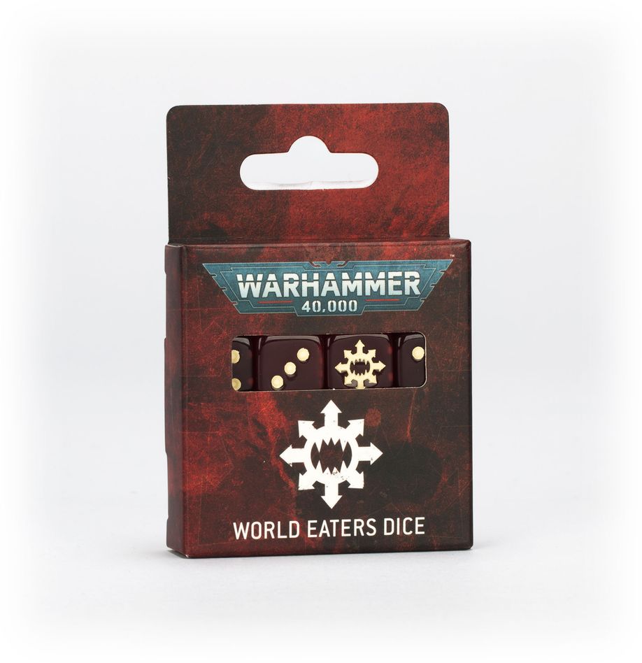 Warhammer 40K: World Eaters - Dice Set (ONLINE ORDER ONLY)