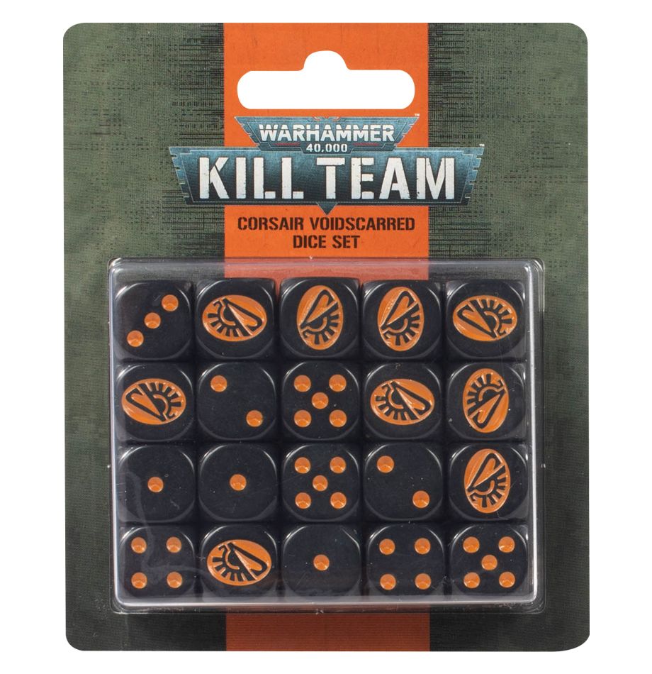 Kill Team: Corsair Voidscarred Dice Set (ONLINE ORDER ONLY)
