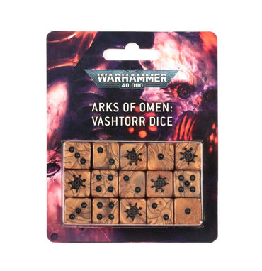 Warhammer 40K: Arks of Omen - Vashtorr Dice Set (ONLINE ORDER ONLY)
