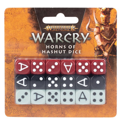 Warcry: Horns of Hashut Dice Set (ONLINE ORDER ONLY)