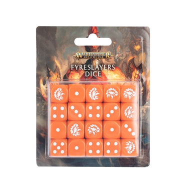 Warhammer: Fyreslayers - Dice Set (ONLINE ORDER ONLY)