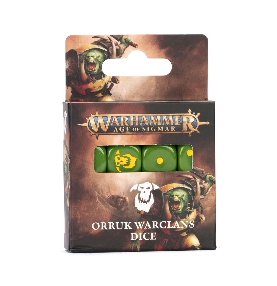 Warhammer: Orruk Warclans - Dice Set (ONLINE ORDER ONLY)