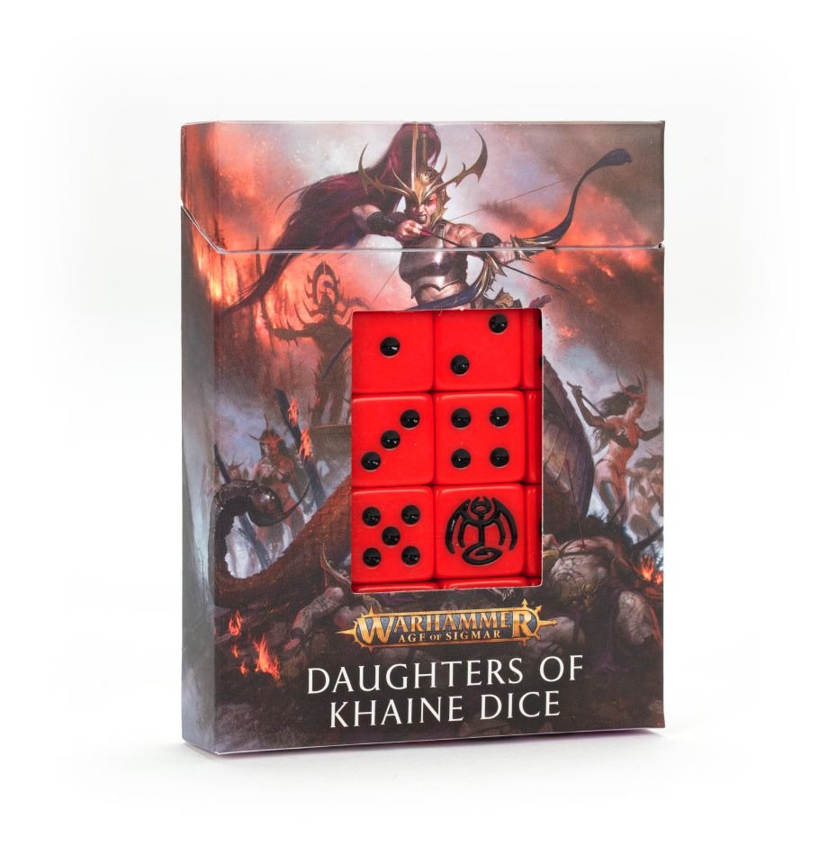 Warhammer: Daughters of Khaine - Dice Set (ONLINE ORDER ONLY)