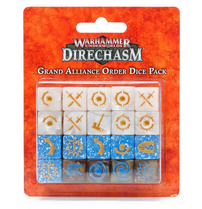 Warhammer Underworlds: Grand Alliance Order Dice Pack (ONLINE ORDER ONLY)