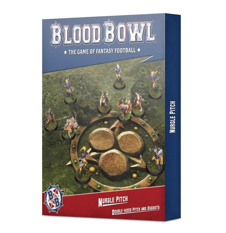 Blood Bowl: Nurgle’s Rotters - Double-sided Pitch and Dugouts (ONLINE ORDER ONLY)