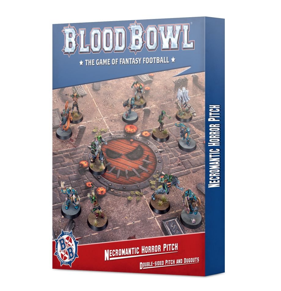 Blood Bowl: Necromantic Horror Pitch – Double-sided Pitch and Dugouts (ONLINE ORDER ONLY)