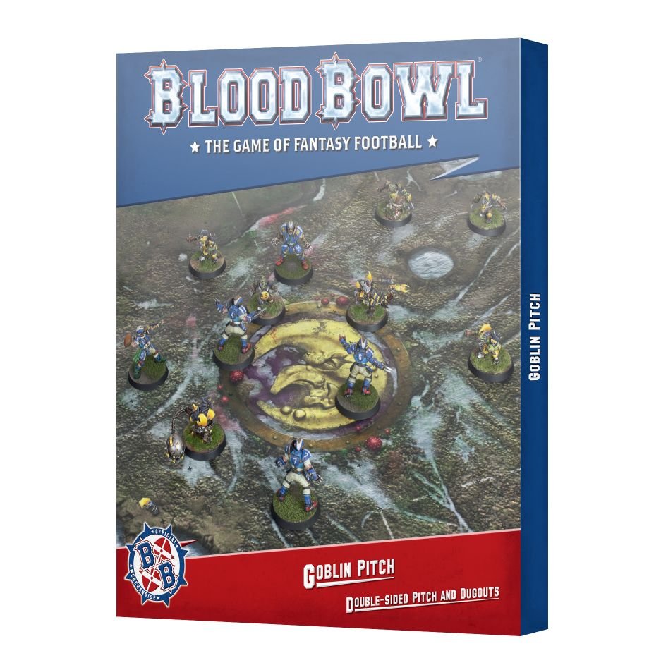 Blood Bowl: Goblins - Double-sided Pitch and Dugouts Set (ONLINE ORDER ONLY)