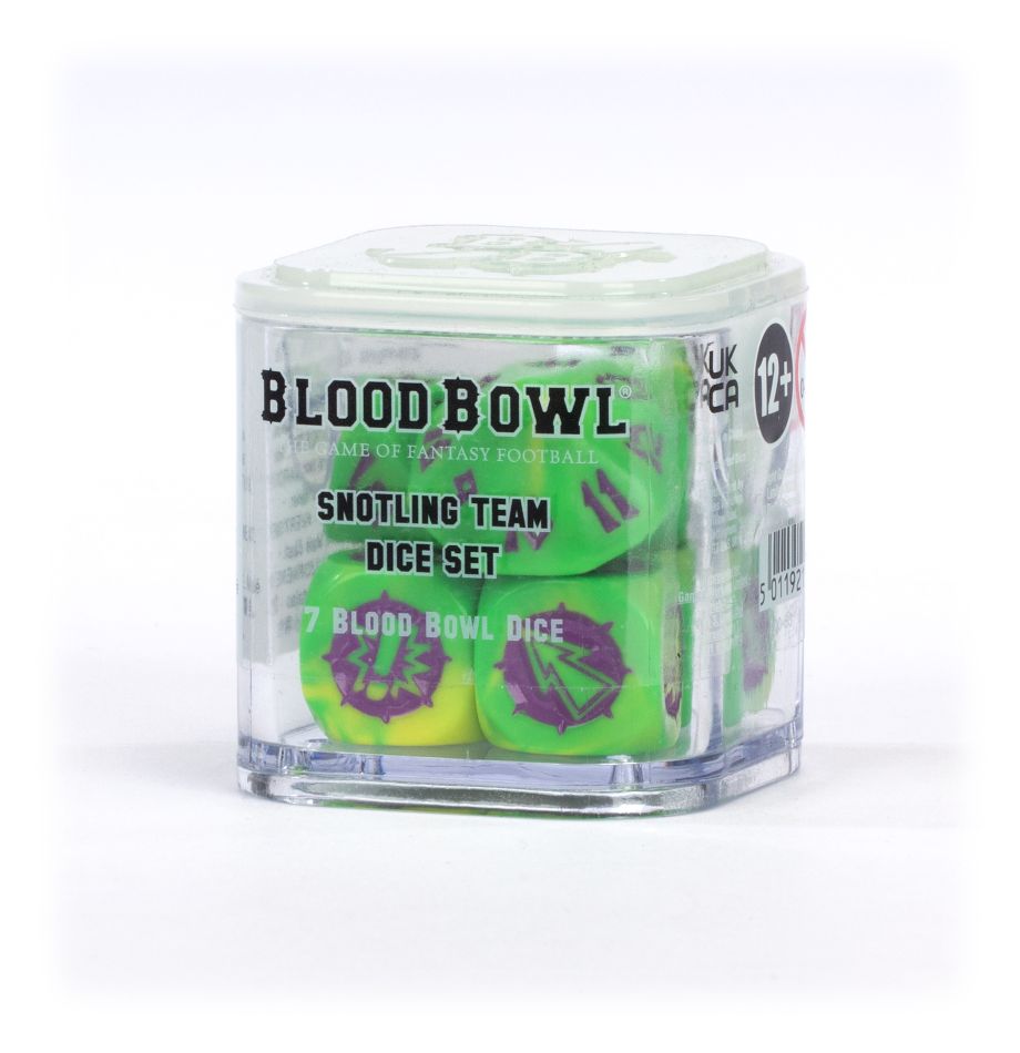 Blood Bowl: Snotling Team Dice Pack (ONLINE ORDER ONLY)
