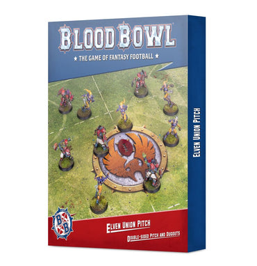 Blood Bowl: Elven Union – Double-sided Pitch and Dugouts Set (ONLINE ORDER ONLY)