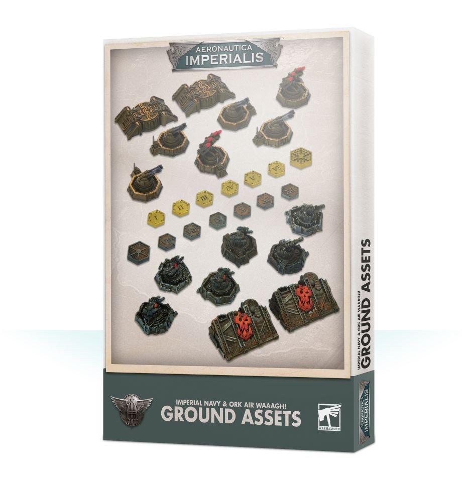 Aeronautica Imperialis - Imperial Navy & Ork Air Waaagh! Ground Assets Board (ONLINE ORDER ONLY)