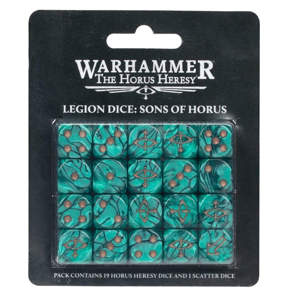Warhammer: The Horus Heresy - Legion Dice – Sons of Horus (ONLINE ORDER ONLY)
