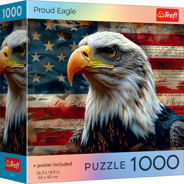 Trefl Red Proud Eagle 1000 Piece Puzzle