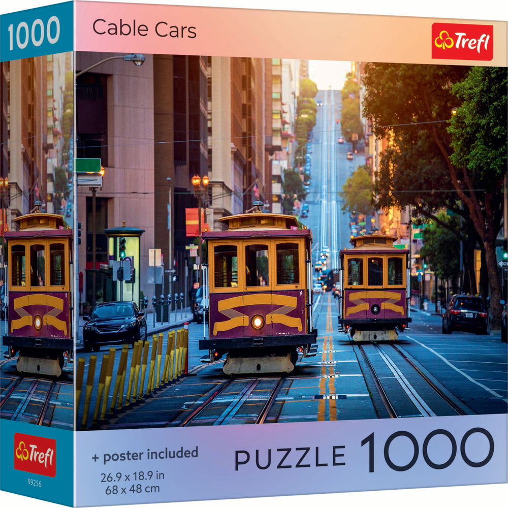 Trefl Red Cable Cars 1000 Piece Puzzle (ONLINE ORDER ONLY)