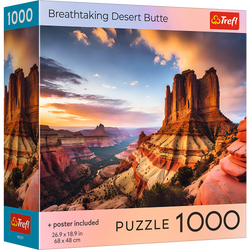 Trefl Red Breathtaking Desert Butte 1000 Piece Puzzle