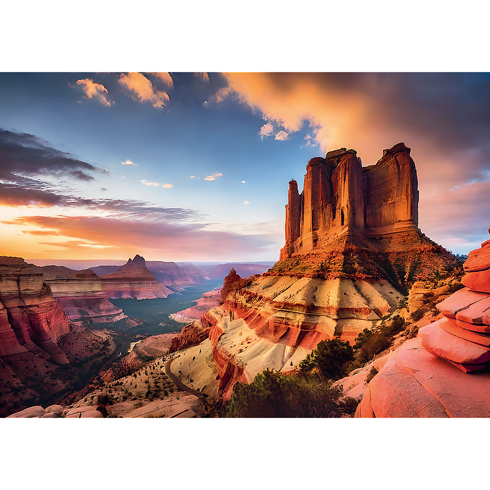 Trefl Red Breathtaking Desert Butte 1000 Piece Puzzle