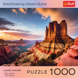 Trefl Red Breathtaking Desert Butte 1000 Piece Puzzle