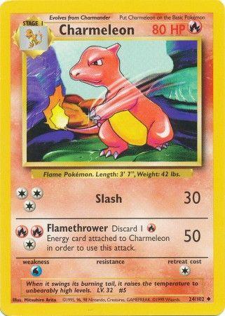 Charmeleon (24/102) [Base Set Unlimited] (Online Only)