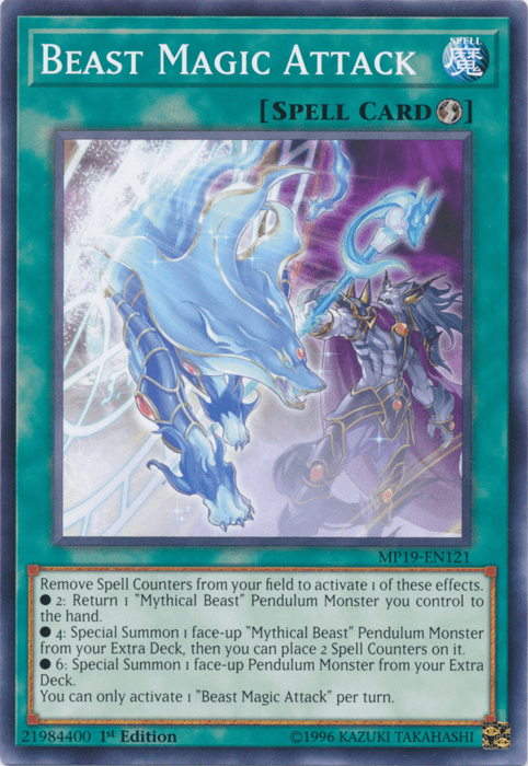 Beast Magic Attack [MP19-EN121] Common (ONLINE ORDER ONLY)