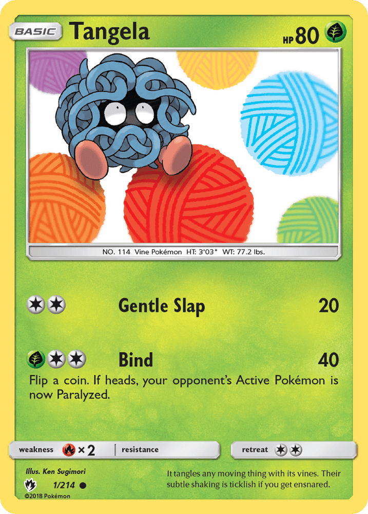 Tangela (1/214) [Sun & Moon: Lost Thunder] (Online Only)