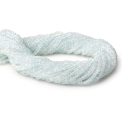 3.5-4mm Sky Blue Topaz Faceted Rondelle Beads 14.5 inch 172 beads (ONLINE ORDER ONLY)