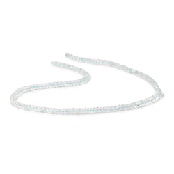 3.5-4mm Sky Blue Topaz Faceted Rondelle Beads 14.5 inch 172 beads (ONLINE ORDER ONLY)