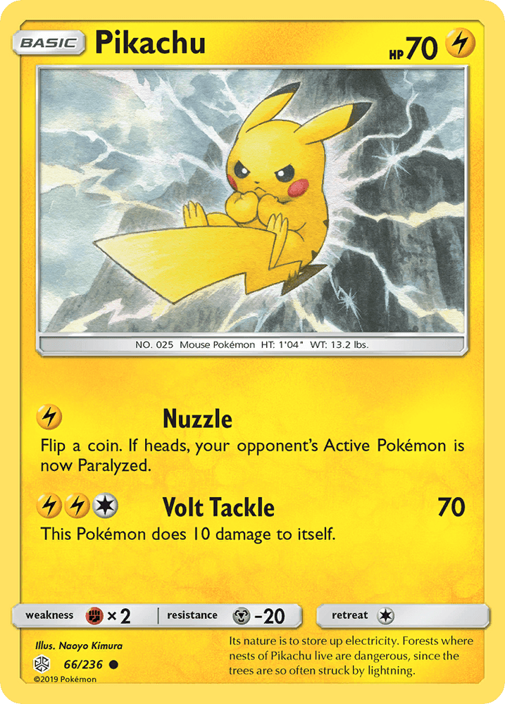 Pikachu (66/236) [Sun & Moon: Cosmic Eclipse] (Online Only)