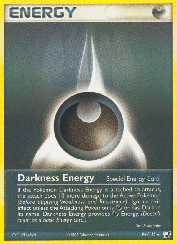 Darkness Energy (96/115) [EX: Unseen Forces] (Online Only)