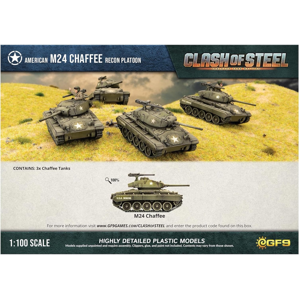 Clash of Steel - American: M24 Chaffee Recon Platoon (ONLINE ORDER ONLY)